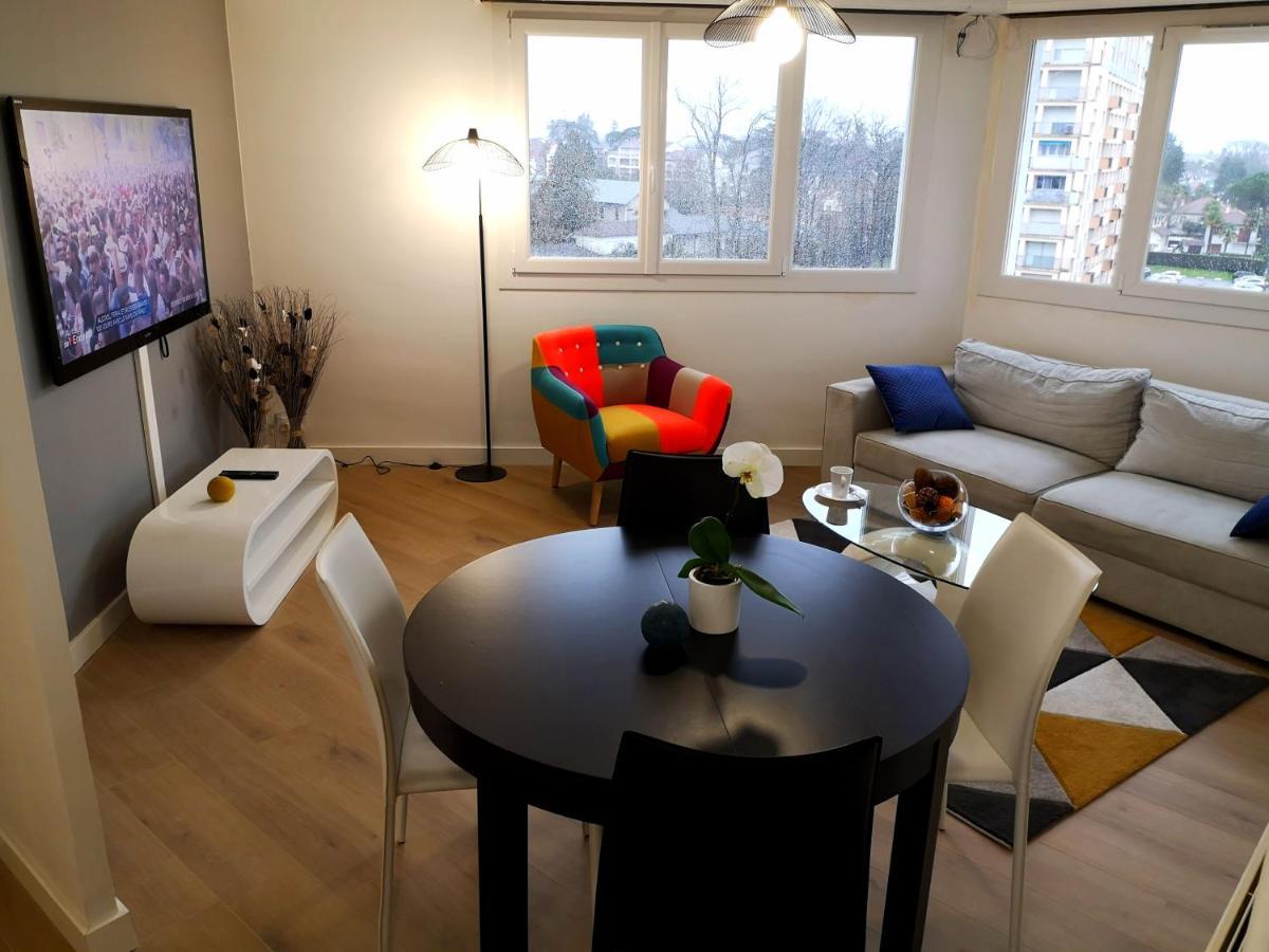 Appartement Tout Confort 2 Chbres - 72M2 - Avec Terrasse Et Vue Pyrenees Pau Eksteriør billede